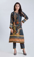 DIGITAL PRINTED EMBROIDERED LAWN SHIRT: 3.00 M  DIGITAL PRINTED CAMBRIC TROUSER: 2.00 M