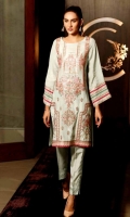 Ready To Wear Raw Silk  Fabric Embroidered Shirt With Golden Lace On Sleeve Front Daamen Patch Work Rashem Lawn Inner Raw Silk Trouser With Bottom Pintex