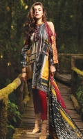 1.1 M Printed Front 1.1 M Printed Back 0.6M Printed Sleeves 2.5M Lawn Dupatta 2.5M Dyed Trouser