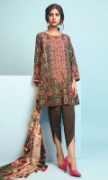 3 Meters Embroidered Khaddar Shirt,  2.5 Meters Printed Khaddar Dupatta,  2.5 Meters Dyed Khaddar Trouser.