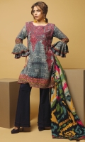 3 Meters Embroidered Khaddar Shirt,  2.5 Meters Printed Khaddar Dupatta 2.5 Meters Dyed Khaddar Trouser.