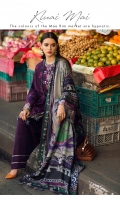 Digital Printed Dupatta (Pure Medium Silk) 2.50 meters Embroidered Shirt Front (Khaddar) 1.25 meters Dyed Shirt Back (Khaddar) 1.25 meters Embroidered Sleeves (Khaddar) 0.65 meters Dyed Trouser (Khaddar) 2.50 meters Embroidered Side Extension (Organza) 01 Piece Embroidered Neck Border (Satin Silk) 01 Piece Embroidered Front & Back Neckline (Satin Silk) 02 Pieces Embroidered Border (Satin Silk) 2.20 meters