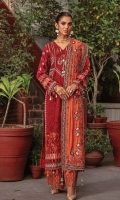 Cotail Dyed Embroidered Shirt Front Cotail Dyed Embroidered Shirt Sleeves Cotail Dyed Embroidered Shirt Back Embroidered Border For Front Embroidered Border For Trouser Embroidered Lace For Sleeves Embroidered Lace For Finishing Cotail Sequins Embroidered Shawl Cotail Sequins Embroidered Right + Left Pallu For Shawl Embroidered Sequins Four Side Patti For Shawl Cotail Dyed Trouser