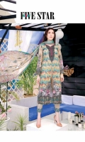Printed Lawn  Printed Shirt  Printed Dupatta  Dyed Bottom