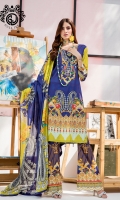 Digital Printed Luxury Lawn Shirt Digital Printed Luxury Lawn Dupatta Digital Printed Luxury Cambric Cotton Trouser