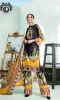 Digital Printed Luxury Lawn Shirt Digital Printed Luxury Lawn Dupatta Digital Printed Luxury Cambric Cotton Trouser