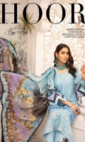 Chikenkari Sequence Lawn Shirt Chiffon Dupata Plain Trouser