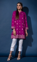 Embroidered Kurta Full Sleeves Fancy Buttons
