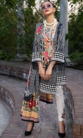 EMB PRINTED LAWN SHIRT : 3 MTR PRINTED TROUSER : 2.5 MTR  PRINTED LAWN DUPATTA : 2.5 MTR ACCESSORIES TROUSER PATCH : 2 PC