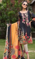 EMB PRINTED LAWN SHIRT : 3 MTR PRINTED TROUSER : 2.5 MTR  PRINTED LAWN DUPATTA : 2.5 MTR ACCESSORIES LACE : 1 PC