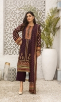 PRINTED LAWN SHIRT 3M  PRINTED LAWN DUPATTA 2.5M  DYED LAWN TROUSER 2.5M