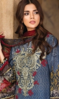 Lawn Print Embroidered Front Lawn Printed Back Lawn Printed Sleeves Crinkle Chiffon Printed Dupatta Plain Trouser