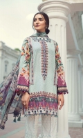 Digital Printed Shirt Embroidered Neck Patch Embroidered Shirt Patti Embroidered Trouser Digital Printed Chiffon Dupatta Dyed Organza Patch