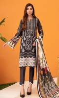 Digital Printed Shirt Digital Printed Tissue Silk Dupatta Embroidered Front Embroidered Daman Border Dyed Trouser