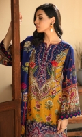 Digital Printed Linen Shirt Digital Printed Viscose Net Dupatta Embroidered Neck & Border Patch Embroidered Linen Trouser Dyed Organza