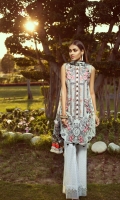 Digital Printed Shirt Digital Printed Chiffon Dupatta Embroidered Front  Embroidered Front Border  Printed Trouser Dyed Organza Patch