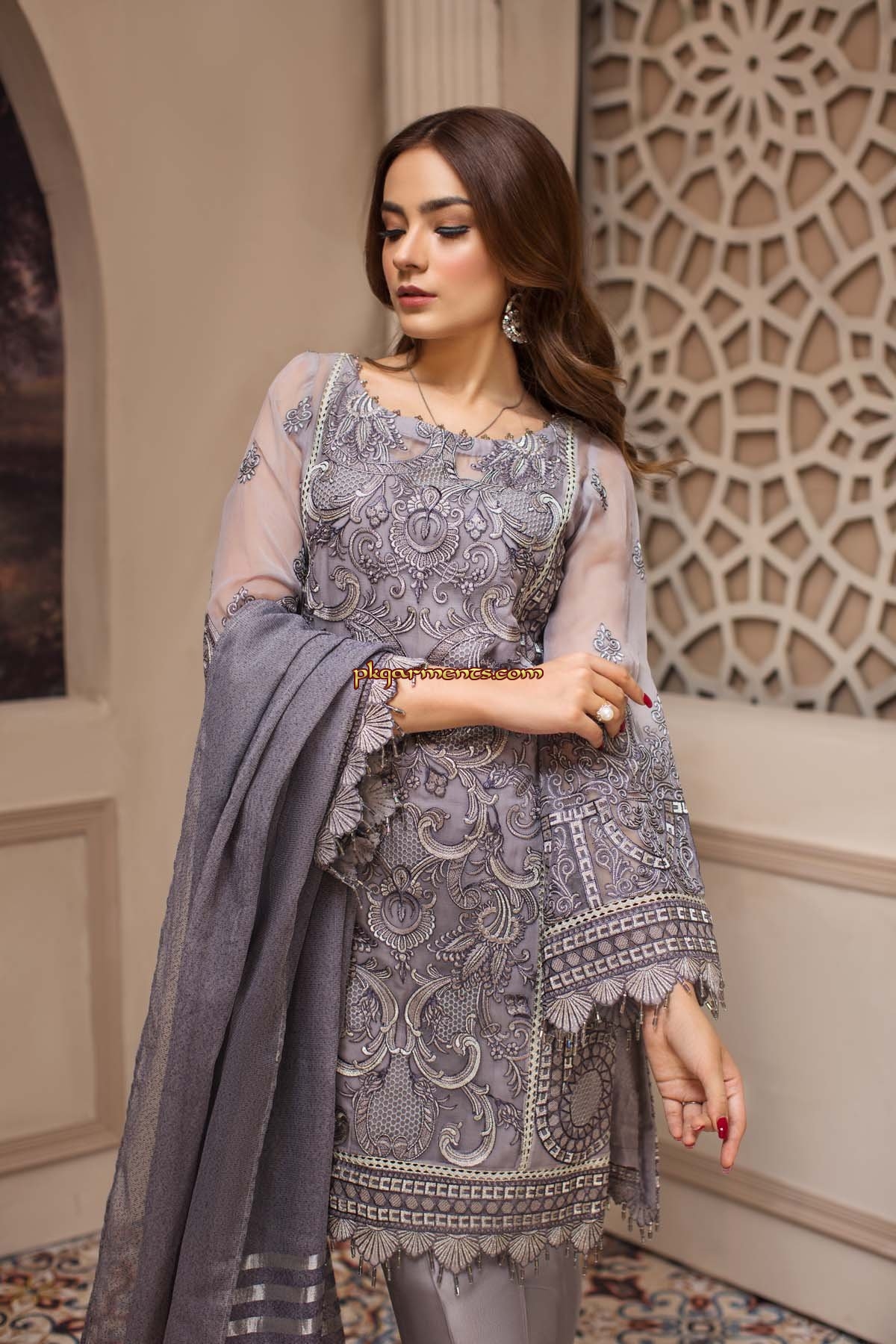 Jazmin Shahnameh Eid Luxury Chiffon 2019 | Pakistani Clothes & Fashion  Dresses Online