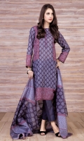 Printed Wider Width value lawn shirt (2.5) Printed value lawn dupatta (2.5) Dyed cambric shalwar (2.5)
