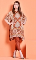 Printed cotton silk shirt(2.5M)