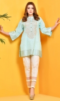 Printed and Embroidered value lawn shirt front(1.25 M) Printed value lawn shirt back(1.75 M)