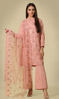 Dyed & Embroidered Wider Width Cotton Lawn Shirt Front(1.25m) Dyed & Embroidered Wider Width Cotton Lawn Shirt Back(1.50m) Dyed & Embroidered Poly Net Dupatta(2.50m) Dyed Cambric Shalwar(2.50m)