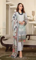 Kesarin Digital Viscos Printed Embroidered Collection Viscous Printed Embroidered Shawal Plain Trouser