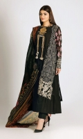 Embroidered Chiffon Shirt 3.0m Digital Printed Tissue Silk Dupatta 2.5m Dyed Inner Fabric 2.5m Shalwar 2.5m