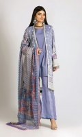 Embroidered Chiffon Shirt 3.0m Printed Chiffon Dupatta 2.5m Dyed Inner Fabric 2.5m Shalwar 2.5m Embroidered Organza Patt