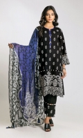 Cambric Front & Sleeve Schiffli Embroidered 2.0m Cambric Back 1.25m Chiffon Printed Dupatta 2.5m Shalwar 2.5m
