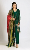 Embroidered Chiffon Shirt 3.0m Digital Printed Tissue Silk Dupatta 2.5m Dyed Inner Fabric 2.5m Shalwar 2.5m