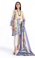 Lawn Printed Shirt 3.0M Lawn Printed Dupatta 2.5M