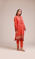 Jacquard Embroidered Shirt 3.25m Embroidered Shalwar 2.5m