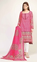 Front Lawn Printed 1.25m Back Lawn Printed 1.25m Sleeve Lawn Printed 0.5m Lawn Printed Dupatta 2.5m