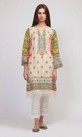 Front & Sleeve Lawn Print Embroidered 2.0m Back Lawn Printed 1.25m Shalwar 2.5m