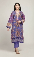 Front Lawn Printed 1.25m Back & Sleeve Lawn Printed 2.0m Embroidered Shalwar 2.5m Embroidered Kora Patti