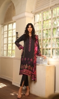 Fabric: FANCY WINTER  DUPATTA: WOVEN PRINTED 2.5 METERS SHIRT FRONT: PRINTED EMB 1.25 METERS SHIRT BACK: PRINTED 1.25 METERS SLEEVES: PRINTED 01-PAIR TROUSER: DYED 2.5 METERS