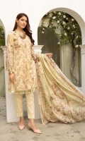 Digital Print Embroidered Lawn Digital Lawn Dupatta Plain Trouser