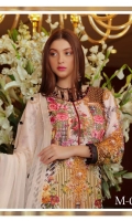 3 piece karandi fornt Embroided bamber chiffon Embroided dupatta