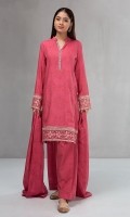 3 piece Shirt, shalwar and shawl Linen printed shirt Embroidered borders Cambric shalwar Linen shawl