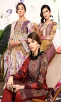 Digital Printed Embroidered NeckLuxury Lawn Digital Printed Silk Dupatta Cambric Cotton Trouser Lass Fort Patch