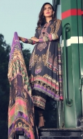 Digital Printed Embroidered Linen Front 1.14 M Digital Printed Linen Back 1.14 M Digital Printed Linen Sleeves 0.67 M Digital Printed Crinkle Chiffon Dupatta 2.5 M Dyed Linen Trouser 2.5 M Trouser Embroidered Patch 1 M