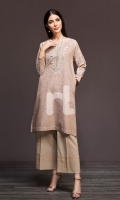 Embroidered Stitched Formal Khaddar Shirt – 1PC