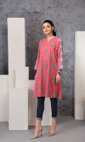 Digital Printed Stitched Lawn Frock - 1PC