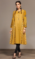 Printed Stitched Lawn Frock - 1PC