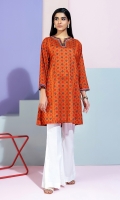 Embroidered Stitched Super Fine Lawn Shirt - 1PC