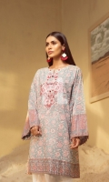 Printed Embroidered Stitched Lawn Shirt (1PC)