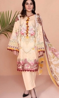 Printed Lawn Stitched 3 Piece Suit