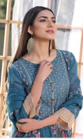 Embroidered Lawn Unstitched 3 Piece Suit