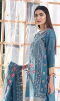 Embroidered Lawn Unstitched 3 Piece Suit