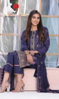 Embroidered Lawn Unstitched 3 Piece Suit